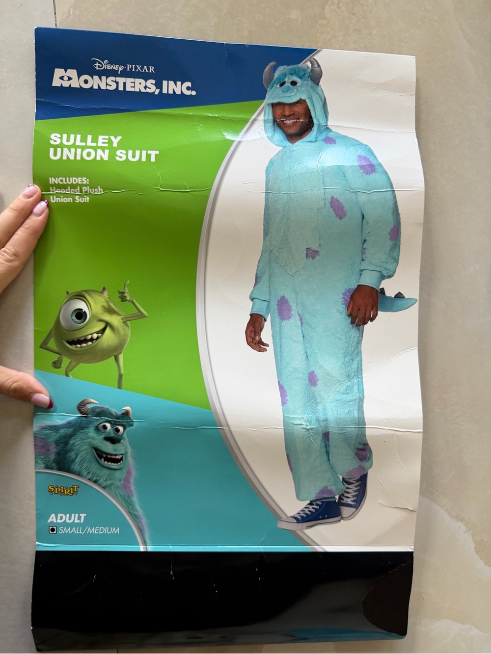 Monsters, Inc. Sulley Kids' Light Blue Plush Costume